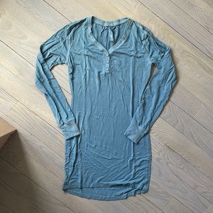 SKIMS Sleep Henley Shirt